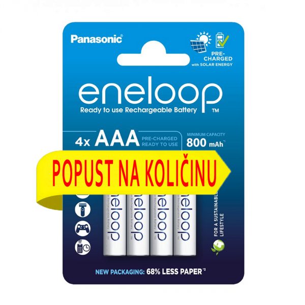 panasonic baterija eneloop 800 (-)